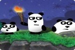 Los tres pandas