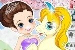 Princesa con unicornio